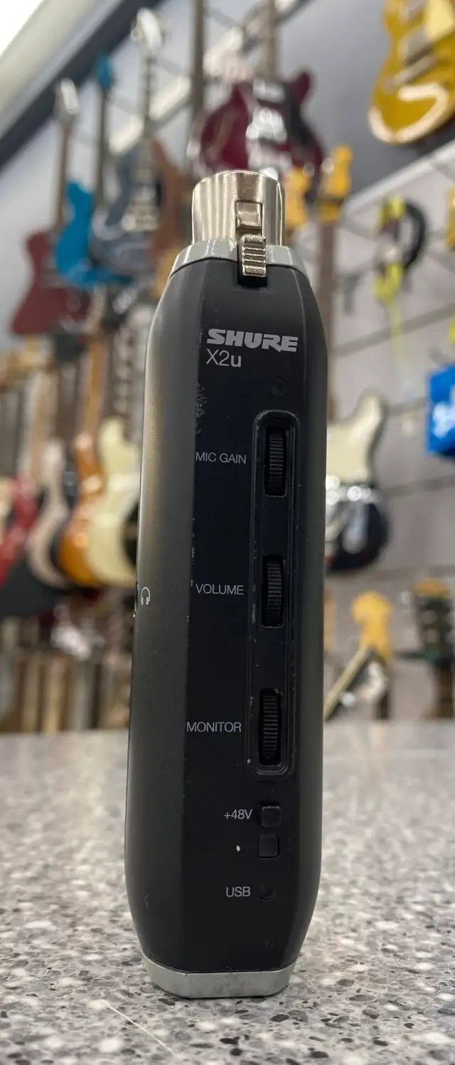 Shure X2U XLR-to-USB Signal Adapter in Pro Audio & Recording Equipment in City of Toronto - Image 2