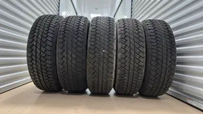 5 tires in amazing condition, almost new. More than 95$% tread. Size: 255/70 R18 All-season Tires Br...