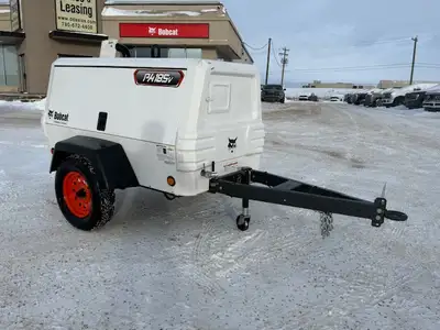 2 Brand New Bobcat 185 Compressors in stock! Doosan D24L Diesel Block Heater Pintle Hitch Trailer Mo...