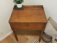 Antique Pine Primitive Writing Desk/Table