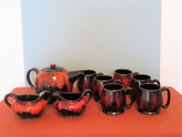 Vintage M-C-M Evangeline Pottery Tea Set, Canada