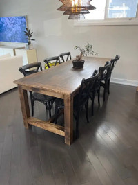 Dining table Reclaimed wood style