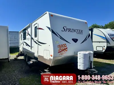 Year: 2012 Stock Number: UX7301 Status: PreOwned Weight: 6160 Lbs. Length: 27 ft Sleeps: 4 Included...