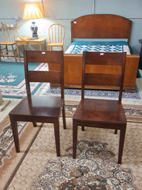 Matching Solid Wood Chairs - EACH
