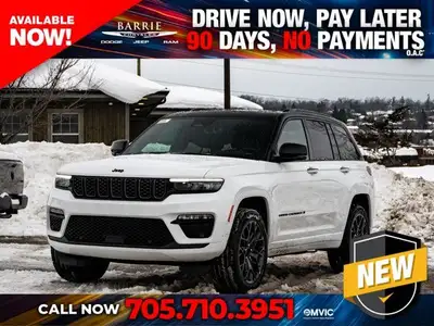 Welcome to Barrie Dodge Chrysler Jeep. The 2025 Jeep Grand Cherokee is a new, sophisticated midsize...