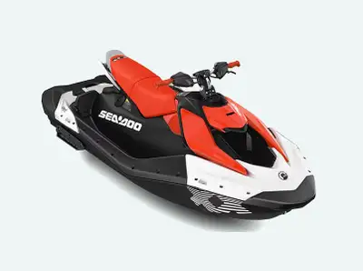 2026 SEA-DOO SPARK TRIXX 3 UP PERSONAL WATERCRAFT STOCK #A113677 90 HP ROTAX ACE ENGINE SPARK POLYTE...