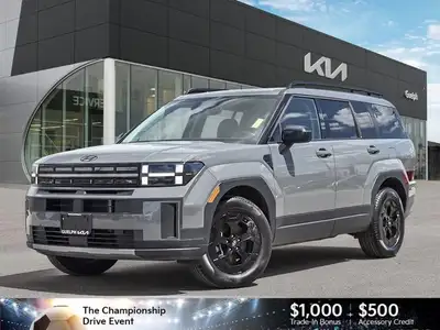 Command attention on every road with the sophisticated 2025 Hyundai Santa Fe XRT. This Hampton Gray...
