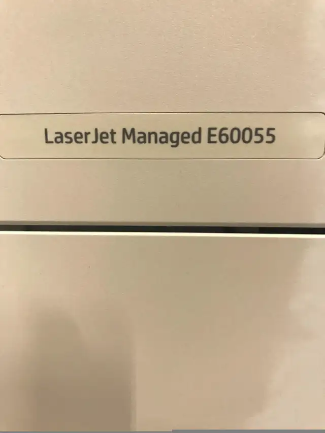 HP Laserjet Managed E60055 Monochrome B/W Desktop Printer in Printers, Scanners & Fax in Mississauga / Peel Region - Image 4