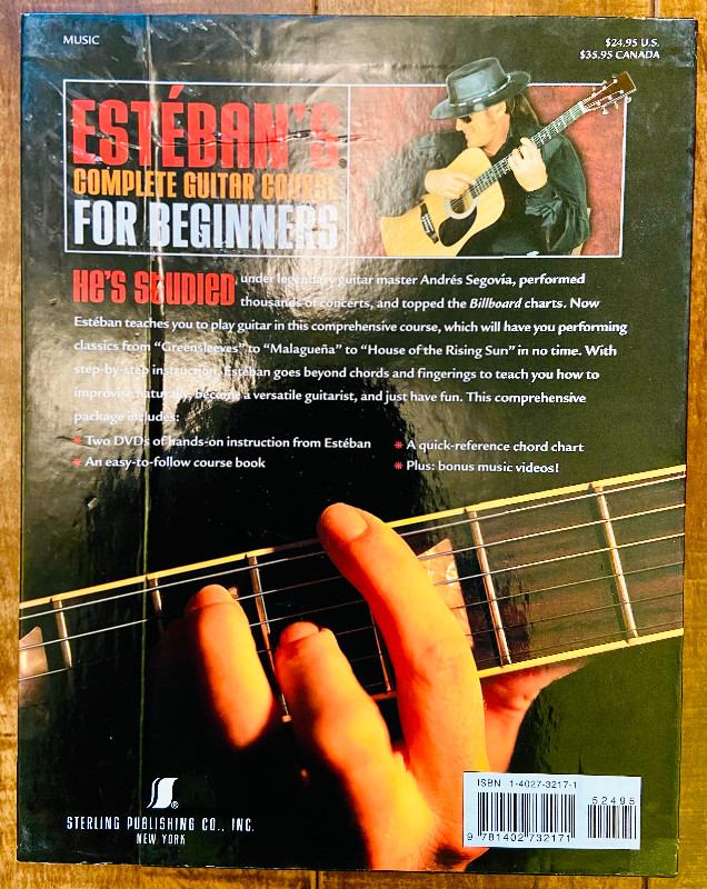 Esteban's Complete Guitar Course For Beginners in CDs, DVDs & Blu-ray in Ottawa