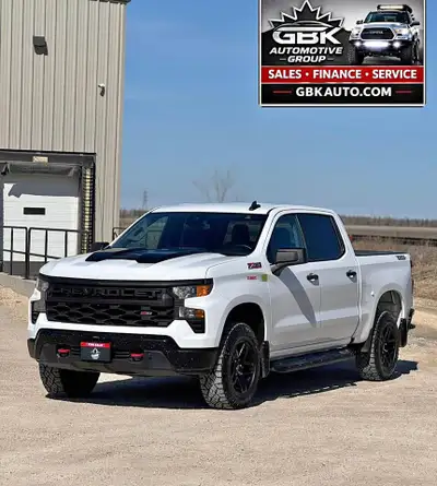2022 CHEVROLET SILVERADO 1500 CUSTOM TRAIL BOSS 4x4 Aggressive look, powerful performance, and ready...