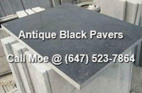 Antique Black Patio Paving Stones Antique Black Pavers