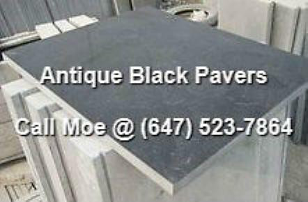 Antique Black Patio Paving Stones Antique Black Pavers in Outdoor Décor in Markham / York Region