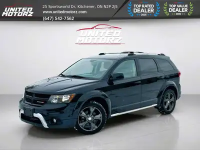 2015 DODGE JOURNEY CROSSROAD FWD SAFETY CERTIFIED NO ACCIDENTS This 2015 Dodge Journey is a well-car...