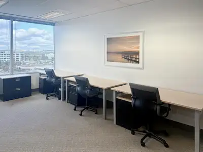 Access a bright and inspiring office space to rent designed to help teams of five to do their best w...