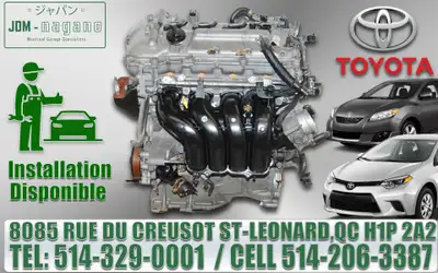 2002 2003 2004 2005 2006 2007 2008 2009 2010 2011 2012 2013 2014 2015 2016 Moteur Toyota Camry, Mote...
