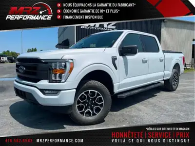 VÉHICULE REMIS À NEUF, GARANTIE TEL QUE D'ORIGINE -- Ford F150 XLT Sport FX4 Blanc Spatial (Space Wh...