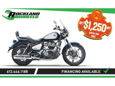 2025 Royal Enfield SUPER METEOR 650 Meet the 2024 Royal Enfield Super Meteor 650 Celestial Blue: a c...