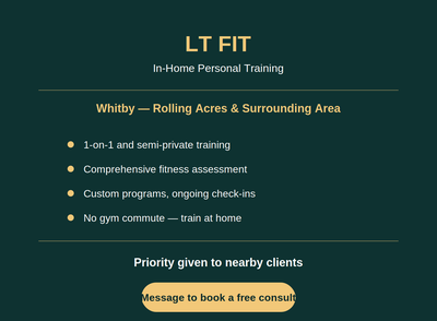 In-Home Personal Training – Whitby (Rolling Acres & Surrounding, View more