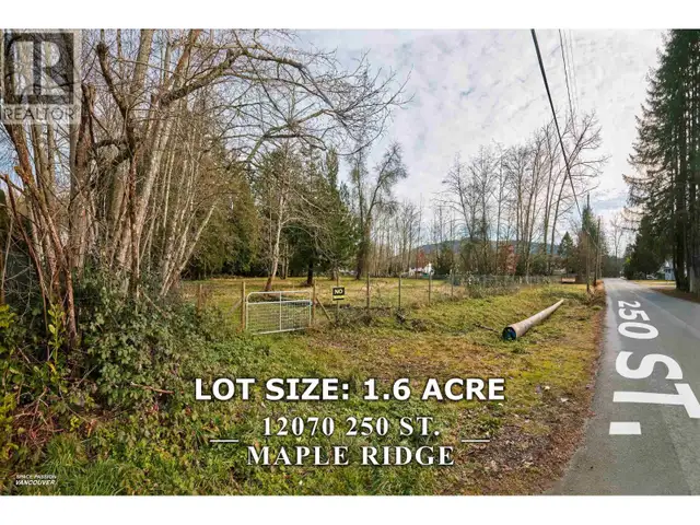 12070 250 STREET Maple Ridge, British Columbia in Land for Sale in Tricities/Pitt/Maple - Image 4