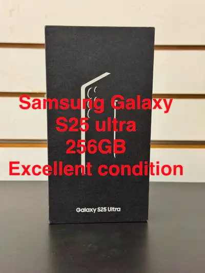 Samsung Galaxy S25 ultra 256GB in excellent condition, View more