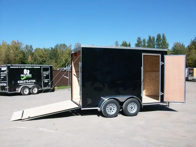 2025 Weberlane CARGO 6' X 12' V-NOSE 2 ESSIEUX 7'HT VTT VTT MOTO in Cargo & Utility Trailers in Laval / North Shore - Image 11