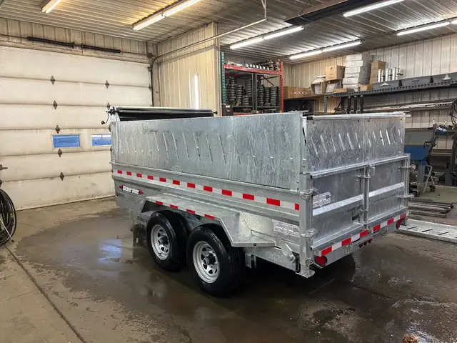 2025 Weberlane DOMPEUR 6' X12' 2ESSIEUX 5200LB.AVEC REHAUSSE CON in Cargo & Utility Trailers in Laval / North Shore - Image 6