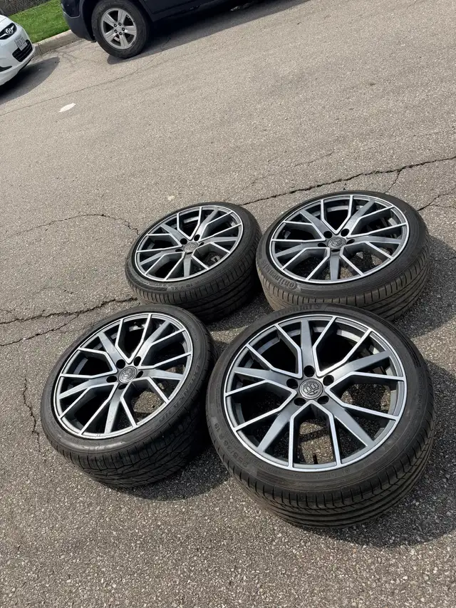 225/40/19 & 255/35/19 Bmw M340 mercedes C43 all season 5x112 in Transmission & Drivetrain in Mississauga / Peel Region - Image 6