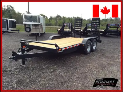 2026 Canada Trailers 82x16 7 Ton Equipment Trailer 15,120LB GVWR, 2 7000LB Axles with Easy Lube Spin...