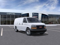 Welcome to Capital GMC! This 2025 GMC Savana Cargo Van in Summit White is equipped with RWD and Gas... (image 1)