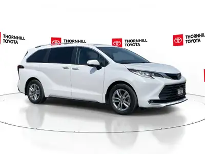 Thornhill Toyota Proudly Presents This White 2024 Toyota Sienna with LIMITED AWD 7-Passenger Package...
