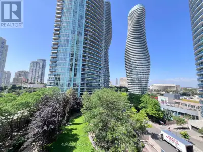Welcome to The Absolute Condos! This bright and exceptionally spacious 1-bedroom plus den, 1-bathroo...