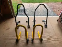 Front and Rear Motorcycle Stands