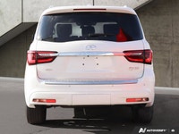 2023 Infiniti QX80 AWD LUXE One Owner, No Accidents. AWD, Pearl White over a Black Leather Interior.... (image 3)