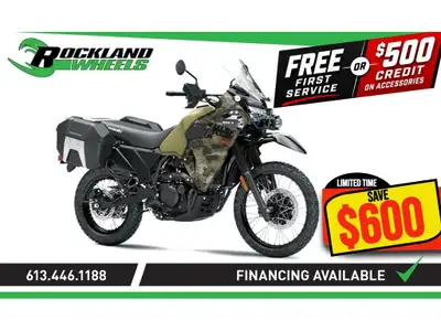 2026 Kawasaki KLR650 ADVENTURE La Kawasaki KLR650 Adventure est conçue pour les motocyclistes qui re...