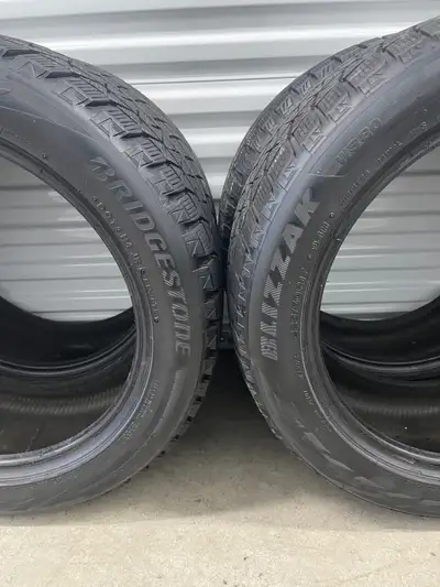 Set4: 225/50R17 94H Bridgestone Blizzak WS80 Winter Tires. FIRM $180: Four Used Winter Tires. FIRM T...