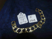 10K Gold 7.5" Bracelet