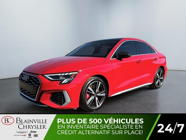 2022 Audi S3 TECHNIK AWD TOIT PANO CUIR CHAUFFANT CARPLAY dans Autos et camions  à Laval/Rive Nord