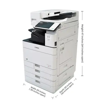Canon ImageRUNNER Advance C5535/C5540 Color Copier Rental Plan, View more
