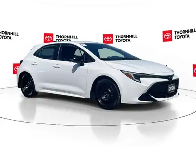 Thornhill Toyota Proudly Presents This White 2026 Toyota Corolla Hatchback with SE PLUS Package, Fea...