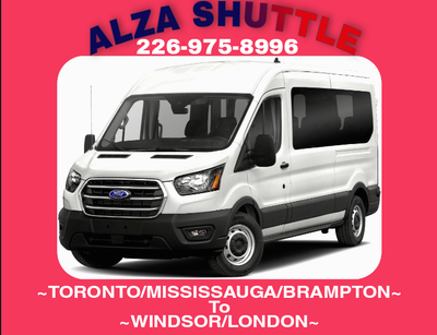 12PM/TORONTO to WINDSOR/LONDON DAILY ~ 226-975-8996, View more