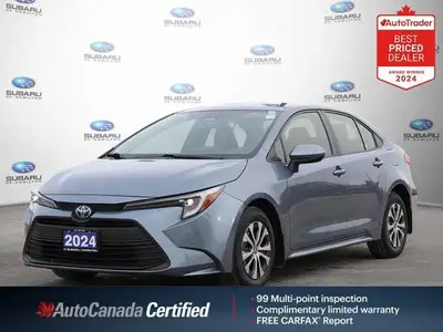 New Price! 2024 Toyota Corolla Hybrid LE FWD Continuously Variable (ECVT) 1.8L 4-Cylinder DOHC 16V H...