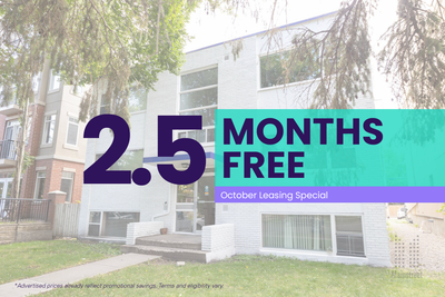 Elmwood Manor Apartments is professionally managed by Mainstreet Equity Free Early Move-In! Calgary*...