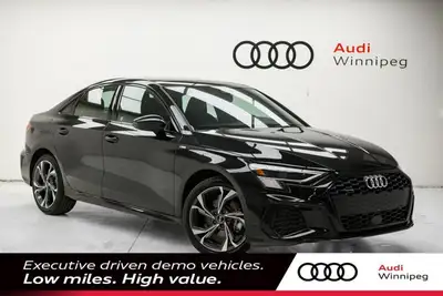 This Audi A3 Sedan delivers a Intercooled Turbo Gas/Electric I-4 2.0 L/121 engine powering this Auto...
