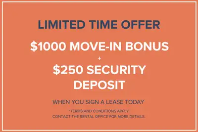 $1000 Move-In Bonus + $250 Security Deposit Shared Accommodations View shared living options Visit o...