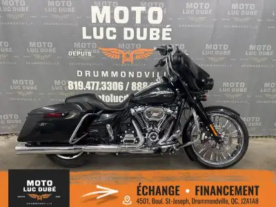 Harley-Davidson FLHX Street Glide 2018 39 327 KM MOTO CANADIENNE NAVIGATION MOTEUR 107 M8 FILTRE À A...