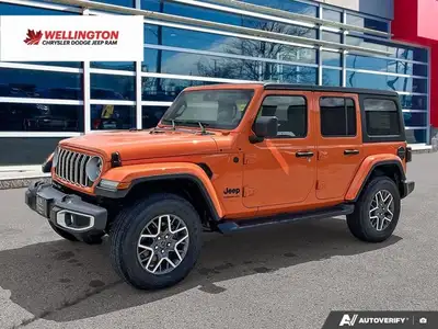 Odometer is 11001 kilometers below market average! Joose 2025 Jeep Wrangler Sahara 4WD 8-Speed Autom...