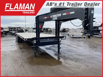 2025 Trailtech 26' TD210 Gooseneck Trailer (2) 10000lb GD Wide Track Axles Electric Brakes Heavy Dut...