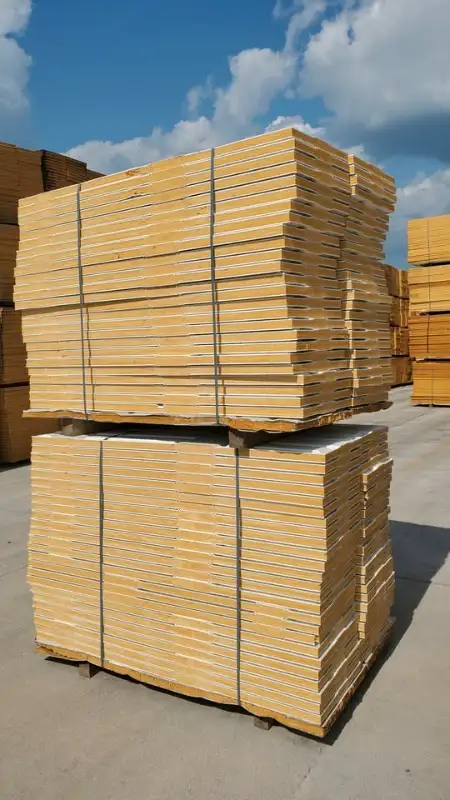 2 Skid Loads of Fiberglass-Skin Foam Insulation Panels628632819736341226
