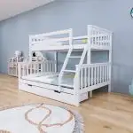 NEW SOLID WOOD TWIN FULL BUNK BED & STORAGE DRAWERS 45941W in Other in Regina - Image 3