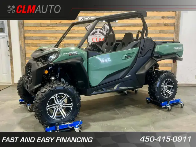 2025 BRP CAN-AM COMMANDER 700 EFI + 4X4 + DPS + ONLY 2759 KM + N in ATVs in Ottawa - Image 2